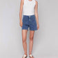 Charlie B - Denim Shorts With Patch Pockets