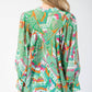 Ee:Some - Printed Long Sleeve Blouse