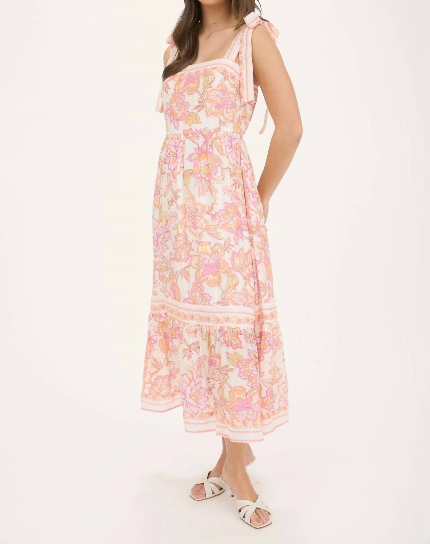 Blu Pepper - Floral Midi Dress
