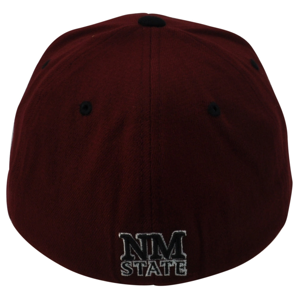 NCAA Zephyr New Mexico State Aggies Maroon Flex Fit Stretch Hat Cap
