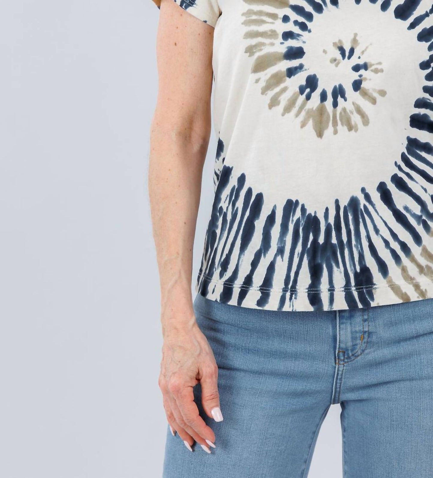 Elliott Lauren - Whirlpool Scoop Tie Dye Tee