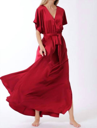 Aakaa - Maxi Dress With Dolman Sleeves