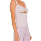 Agolde - BLUSA REGATA COM RECORTE E CANELADO ISLA
