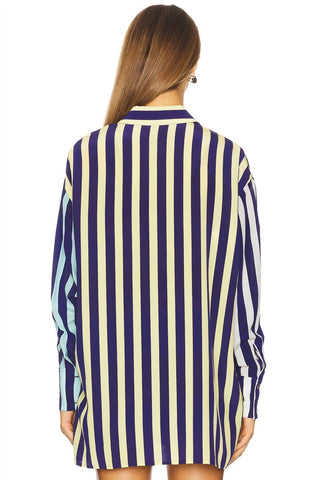 Muma World - Striped Oversized Shirt
