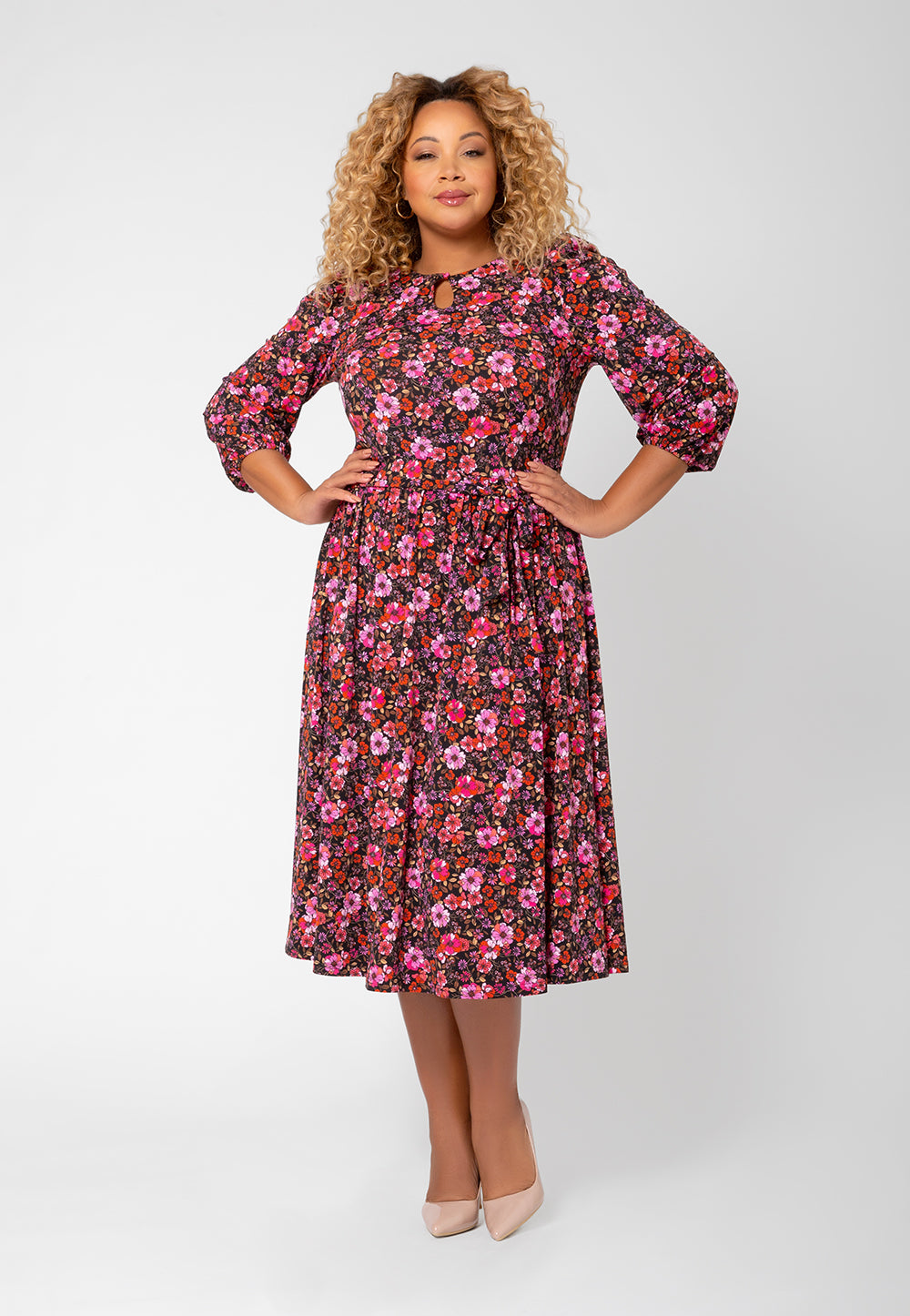 Vestido Iman Feminino Leota Rosa Tamanho 3XL