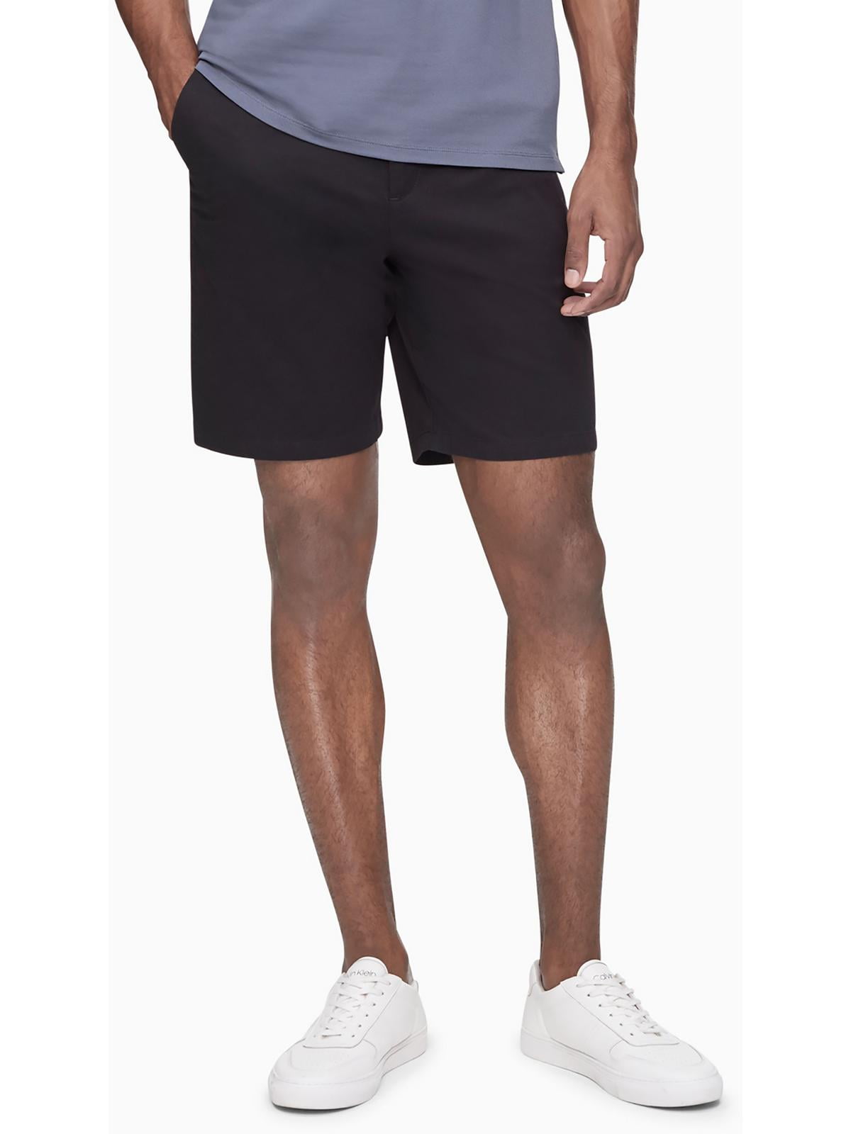Calvin Klein Infinite Flex Chino Short Masculino Preto Tamanho 36