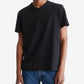 Camiseta Calvin Klein Masculina Lisa de Algodão com Gola V Preta Tamanho Médio