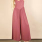 Very J - Casual Ribbed Knit Sleeveless Jumpsuit