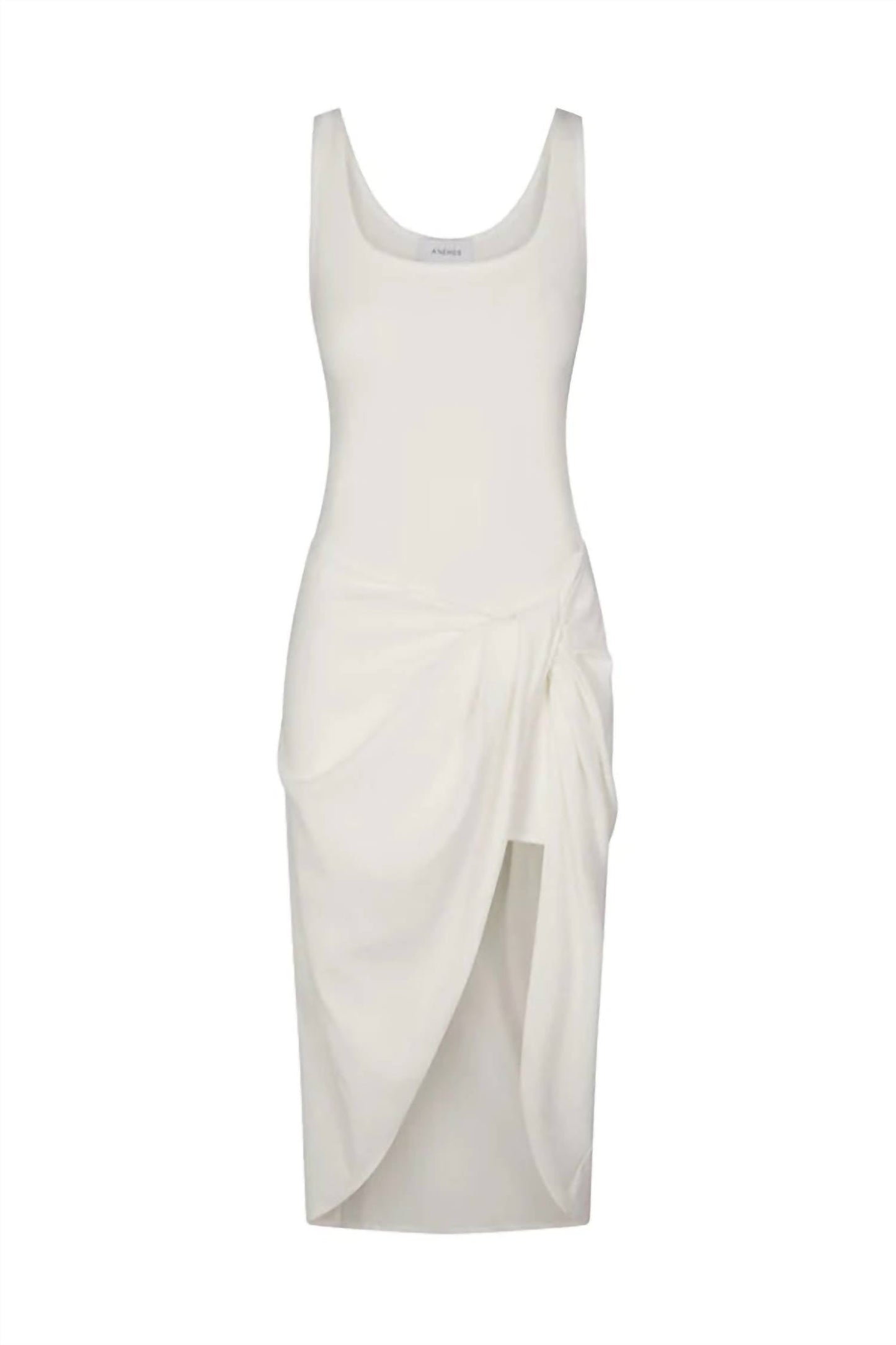 Anemos - Selene Drop Waist Drape Midi Dress