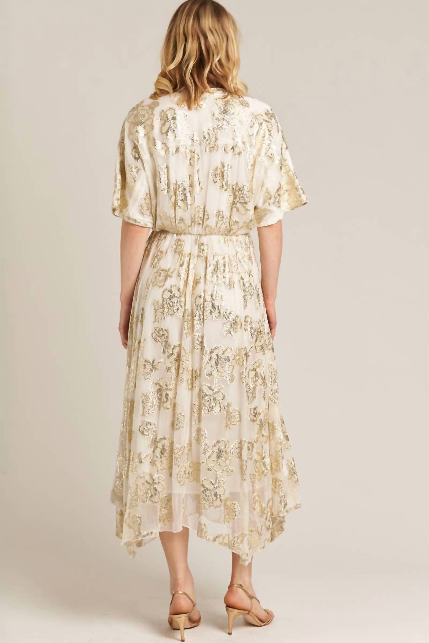 En Creme - Sands Foil Maxi Dress