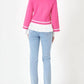 Fashion Go - Pleated Knit Long Sleeve Sweater