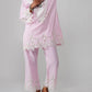 Zaalima Fashion - Stripe Pattern Co-ord Set - Noor-e-rang