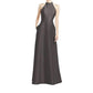 Alfred Sung - Halter Neckline Satin Twill Dress