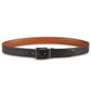 Cinto reversível casual Perry Ellis masculino 35 mm marrom tamanho 40