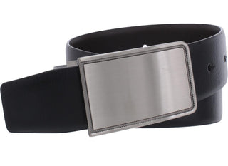 Cinto Perry Ellis Masculino Rachel Plaque Preto