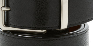 Perry Ellis Cinto reversível casual masculino preto tamanho pequeno