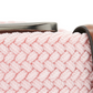 Perry Ellis Portfolio Cinto Masculino com Acabamento em Couro e Fivela Rosa Tamanho Regular