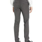 Calça social masculina Kenneth Cole Reaction com estampa xadrez micro elástica e corte skinny pied-de-poule, frente lisa, cinza, tamanho 34x32