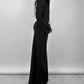 Rumored - Open Back Floral Textured Maxi Dress