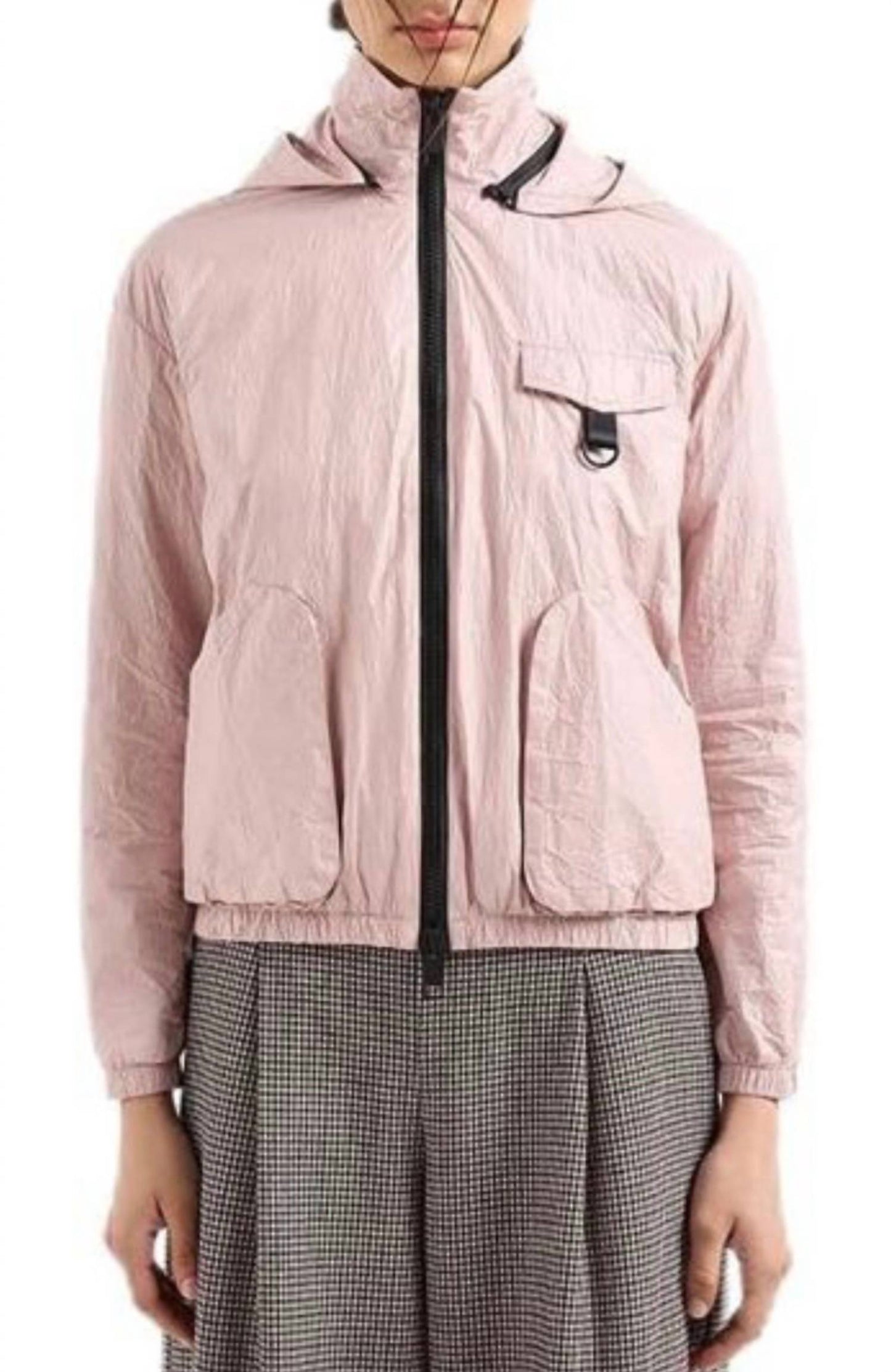 Armani Exchange - Non-woven Fabric Cargo Pocket Windbreaker Jacket