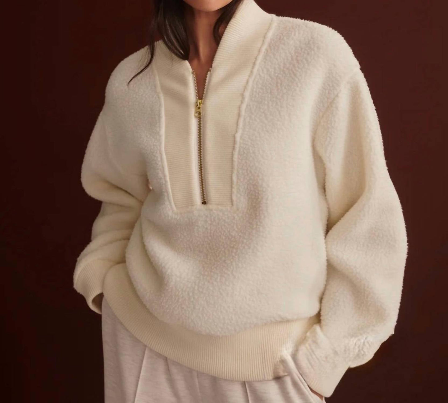 Varley - Mumford Half-zip Fleece Sweater