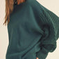 &Merci - Cable Sleeve Sweatshirt