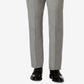 Calça social Haggar masculina slim fit com elasticidade em 4 direções e frente plana, cinza, tamanho 32x32