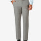Calça social Haggar masculina slim fit com elasticidade em 4 direções e frente plana, cinza, tamanho 32x32