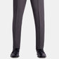 Calça social Haggar masculina Premium Comfort Slim Fit Performance Stretch com frente plana, cinza, tamanho 34x30