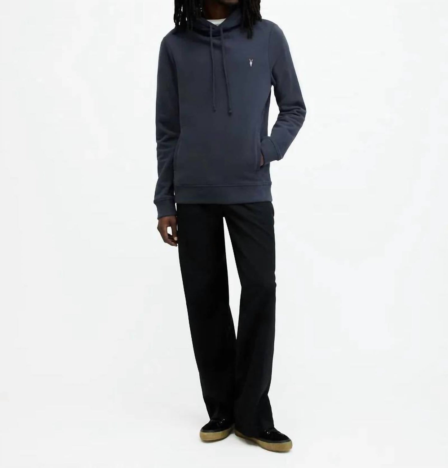 Allsaints - Raven Contrast Ramskull Pullover