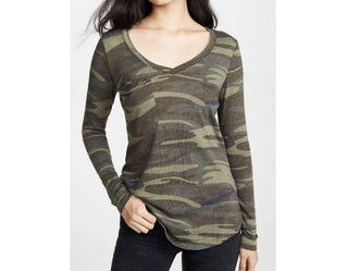 Z Supply - Blusa de manga comprida com um bolso