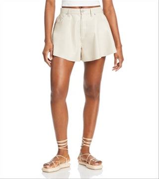 Shorts Blanknyc Cintura Alta Corte Bruto Branco Tamanho 24