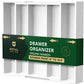 Utensil Drawer Organizer, White (5 Slots)