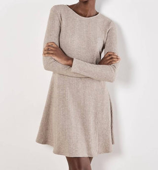 Apricot - Waffle Stripe Soft Touch Dress