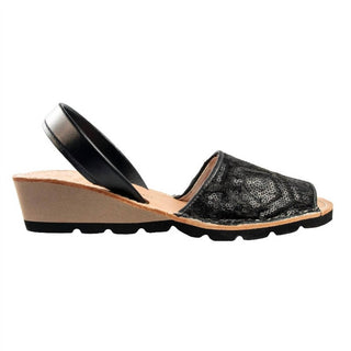 Numa By Spanians - Sandálias de cunha de tecido femininas estreitas