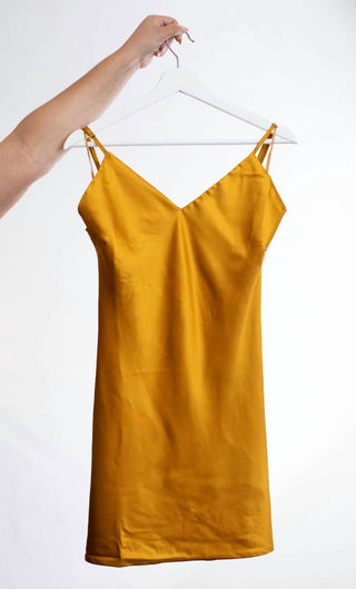 Dress Forum - Sleeveless Satin Mini Dress