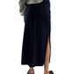 Les Tien - Max Side Slit Maxi Skirt