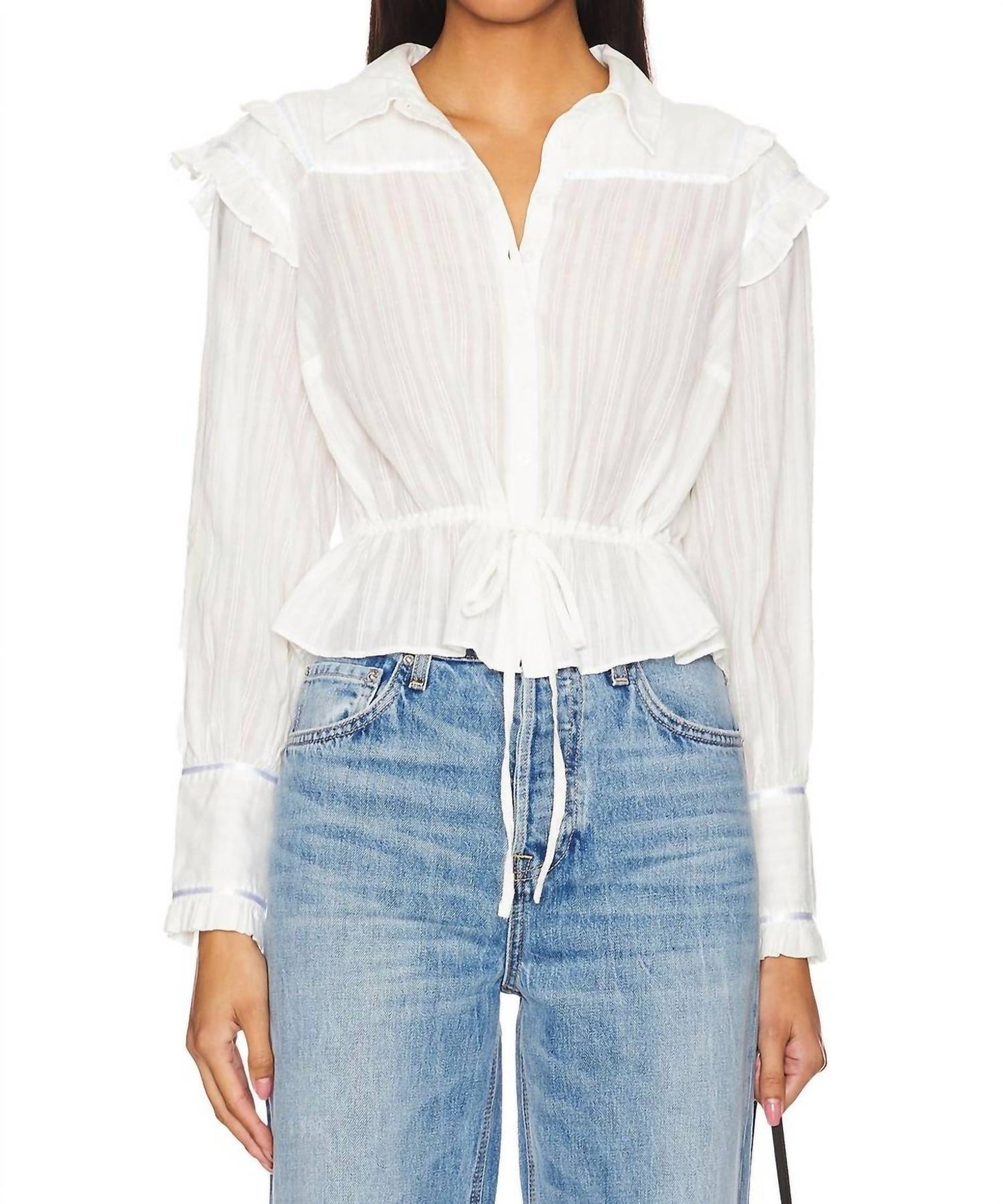 Free People - Daybreak Cinch Waist Blouse