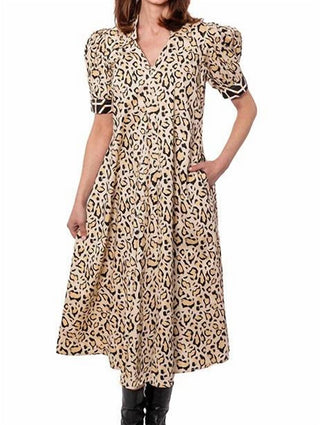 Dizzy-Lizzie - Montauk Animal Print Dress