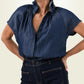 A Shirt Thing - Stella Denim Blouse