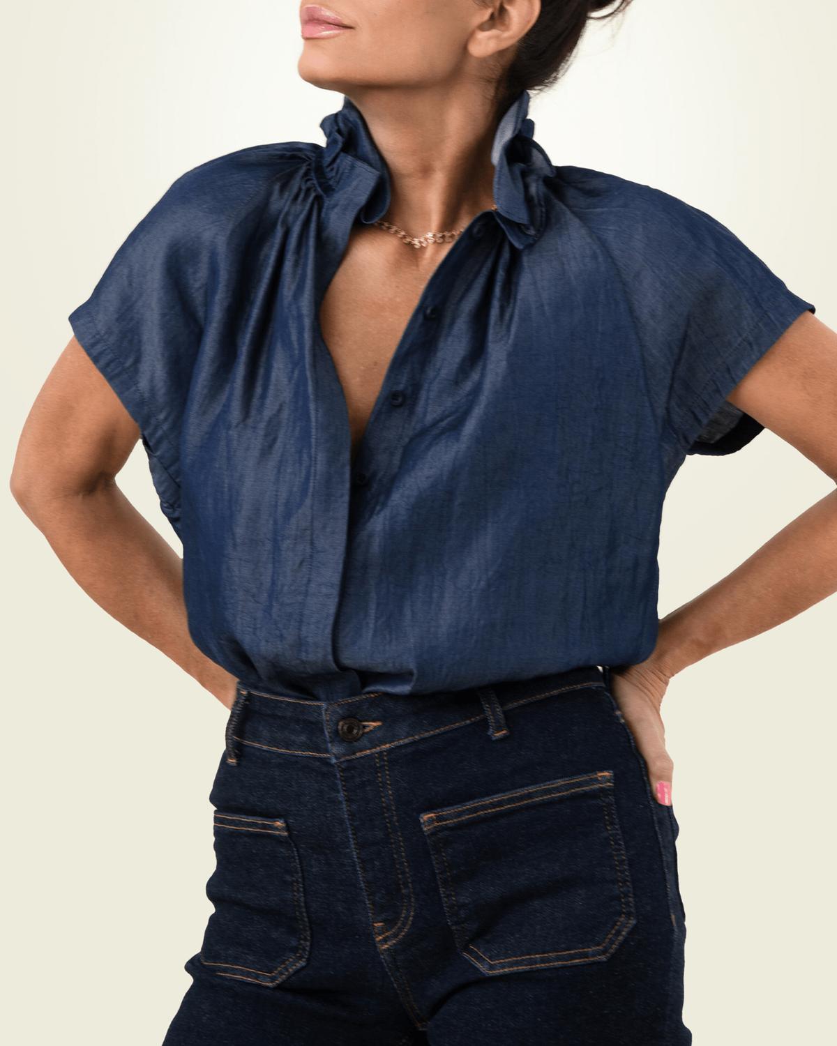 A Shirt Thing - Stella Denim Blouse