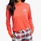 A Southern Lifestyle Co. - Long Sleeve Plaid Skipjack Tee