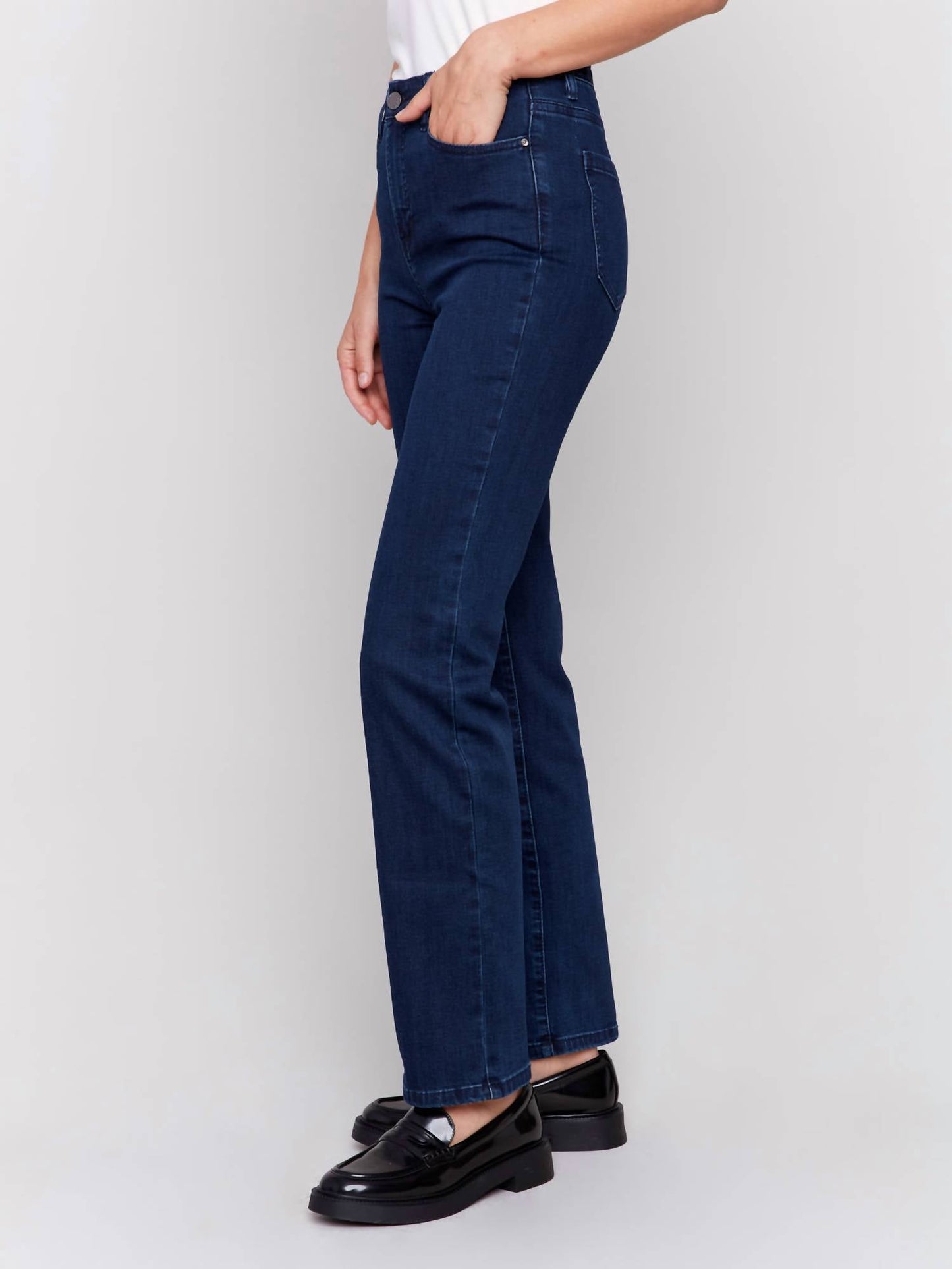 Charlie B - Stretch Waist Straight Leg Pant