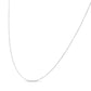 .925 Sterling Silver 0.7mm Slim and Dainty Unisex 18" Inch Ball Bead Chain Necklace