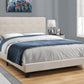 Transitional Upholstered Bed Frame