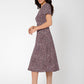 Vestido Midi Amiya Feminino Leota Preto Tamanho XX-Grande