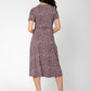 Vestido Midi Amiya Feminino Leota Preto Tamanho XX-Grande