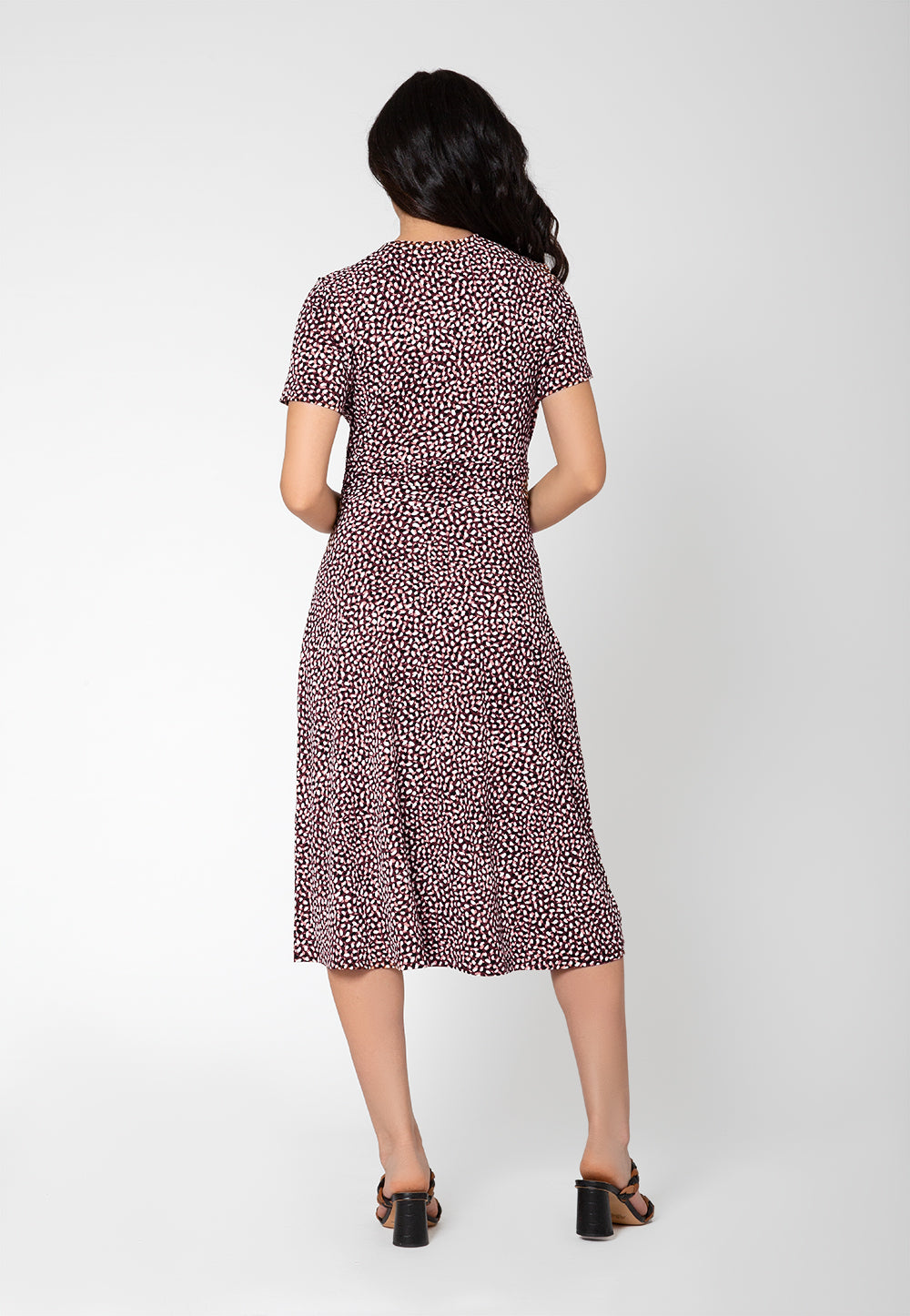 Vestido Midi Amiya Feminino Leota Preto Tamanho XX-Grande
