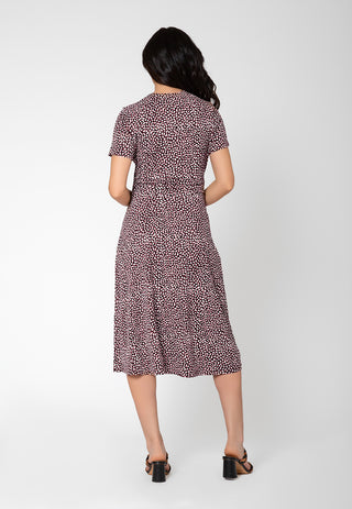 Vestido Midi Amiya Feminino Leota Preto Tamanho XX-Grande
