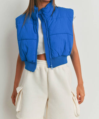 Buttermelon - Zip-Up Crop Vest
